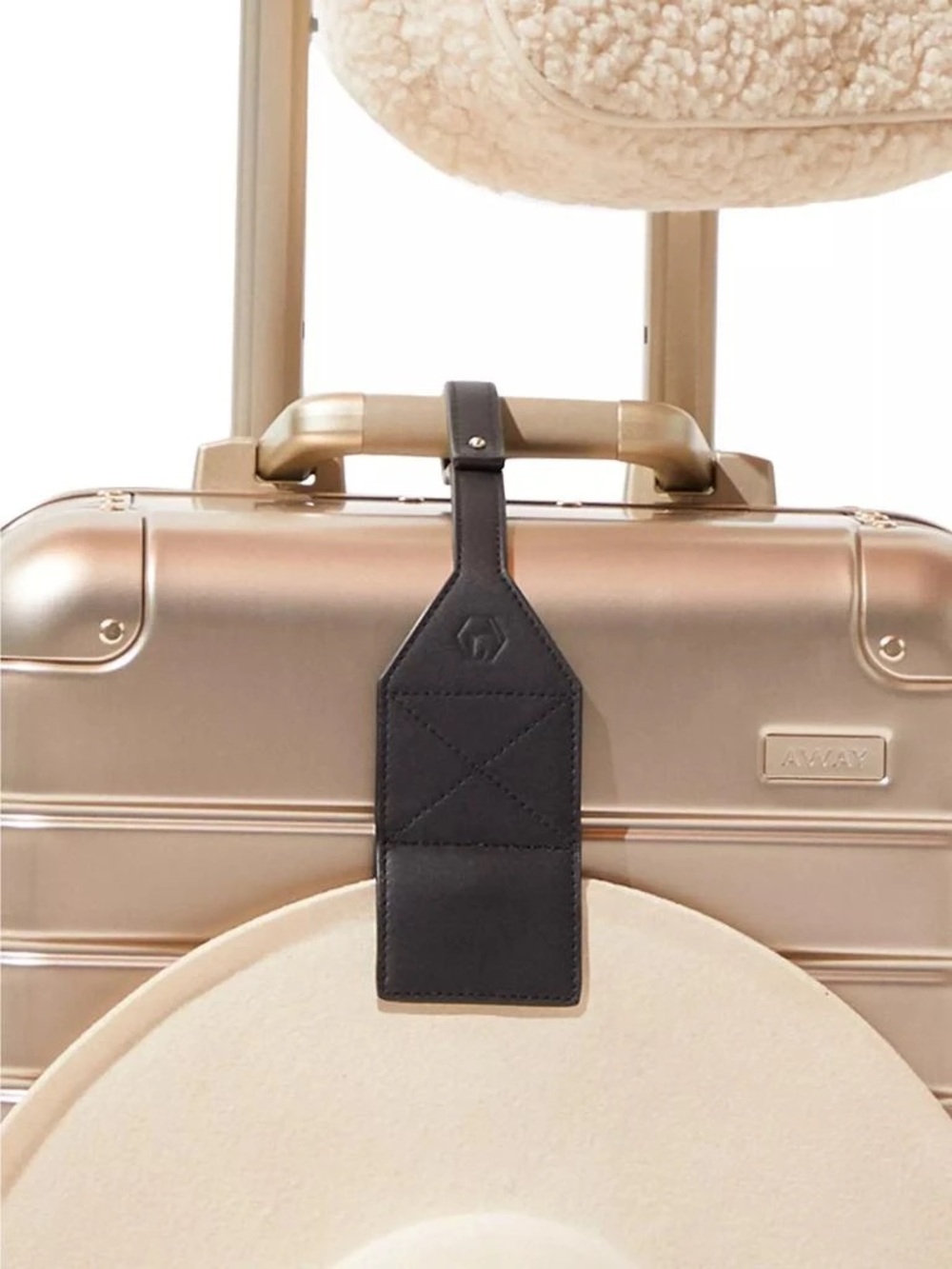 TOPTOTE by Lindsay Albanese Luggage Hat Clip Magnetic Black
